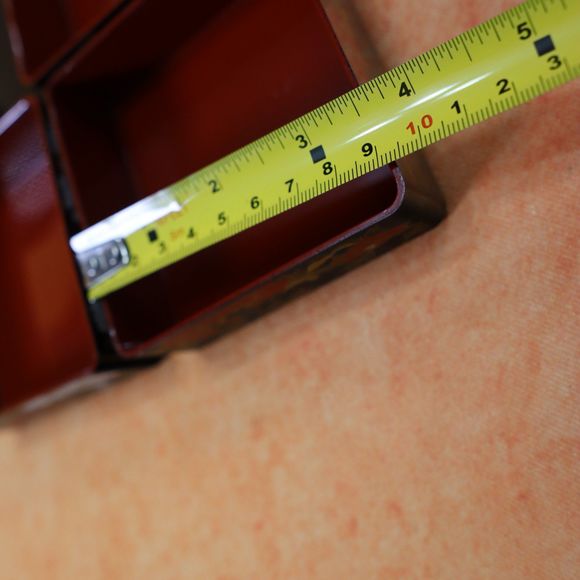 Japanese Carriage Trinket Box Goshoguruma Black Yamanaka Lacquer acrylic - Picture 8 of 9